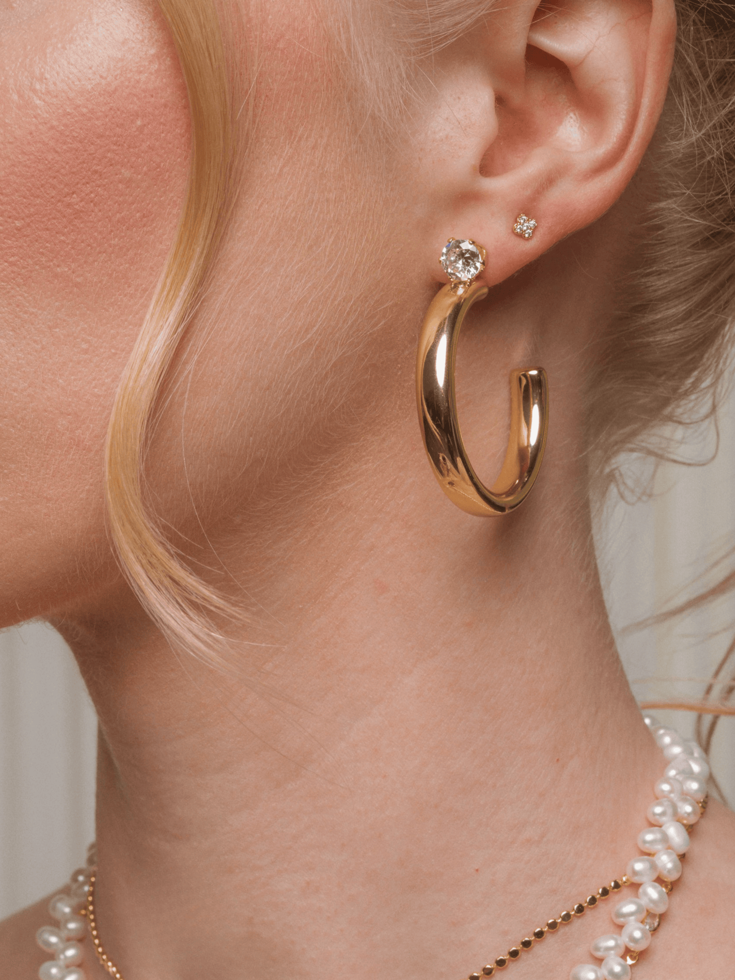 Vivienne Quatrefoil Stud Earring