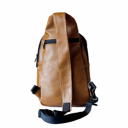 Large Vegan Leather Crossbody Sling Bag | Umoja