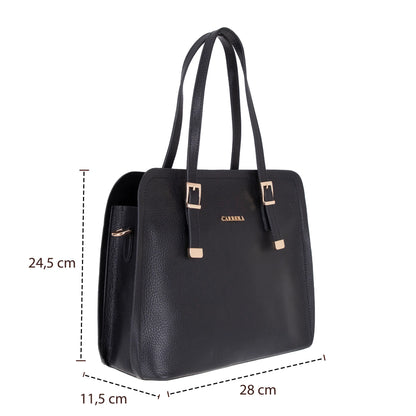 Carrera Velmora Women’s Leather Bag – Full-Grain Floater Leather Handbag for Everyday Elegance | Minimal & Handcrafted