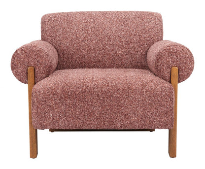 Verity Copper Textured Fabric Accent Chair