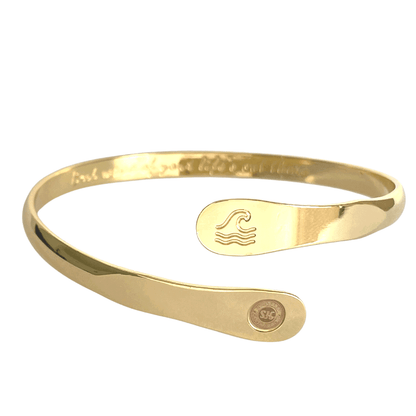 Engraved Wave Bracelets, Surfers Bracelets, Ocean Bracelets,  Engraved Best wave of your life's out there Bracelets