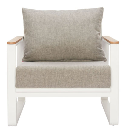 Welt Olefin Fabric Outdoor Armchair