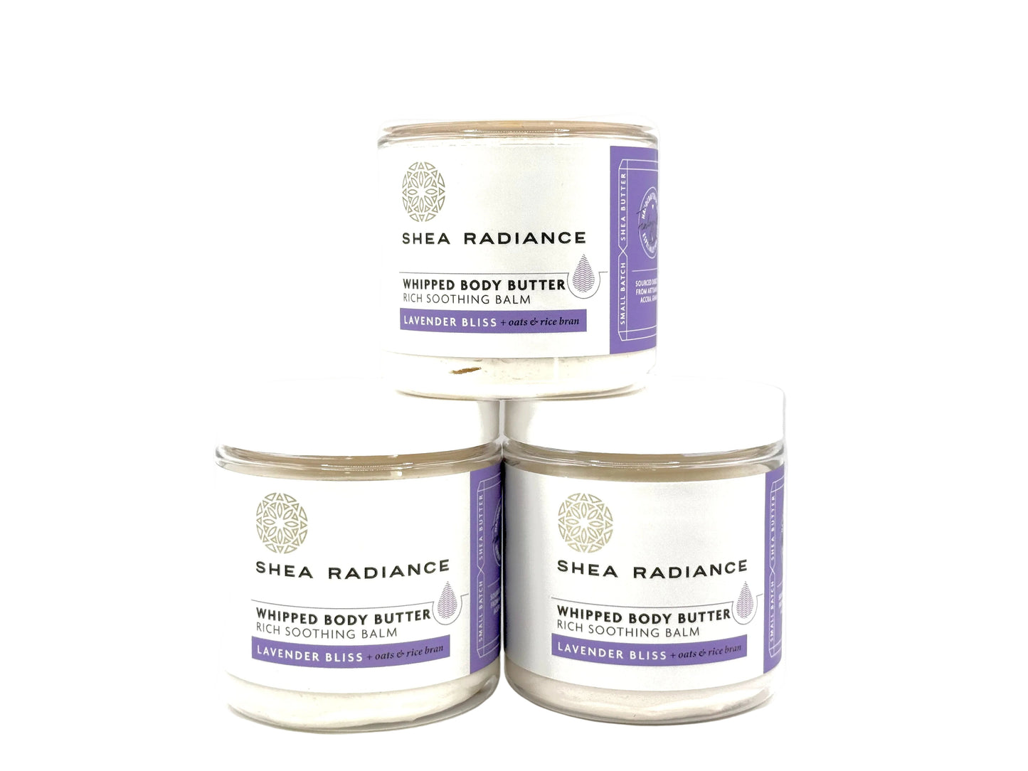 Whipped Shea Body Butter with Colloidal Oatmeal for Dry and Sensitive Skin