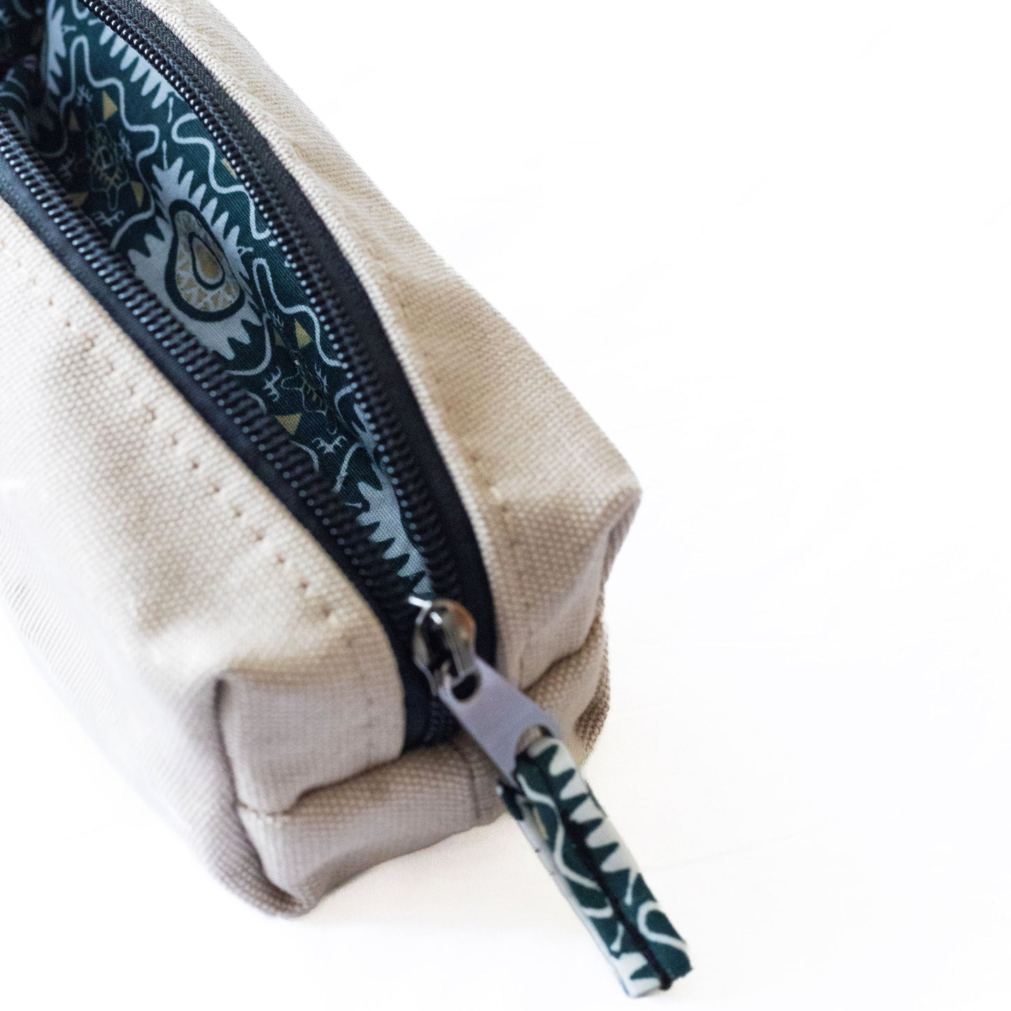 Pencil Pouch Zipper Bag – Fair Trade Cotton Canvas Pencil Case