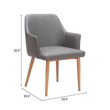 Wisom Performance Fabric Dining Chair 2PC