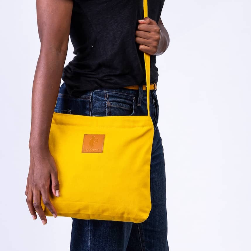 The Mini Amani Canvas Crossbody Bag Unisex