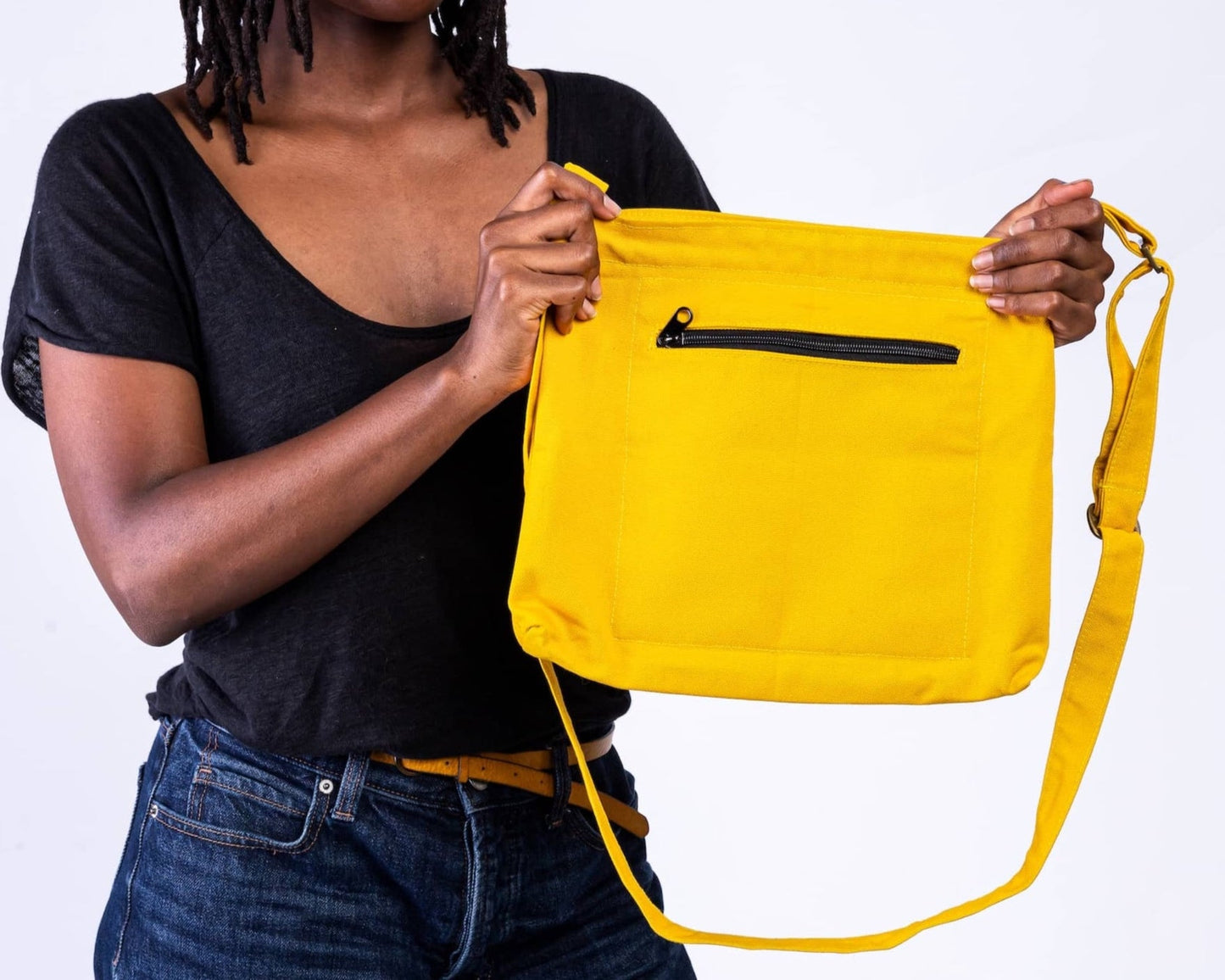 The Mini Amani Canvas Crossbody Bag Unisex