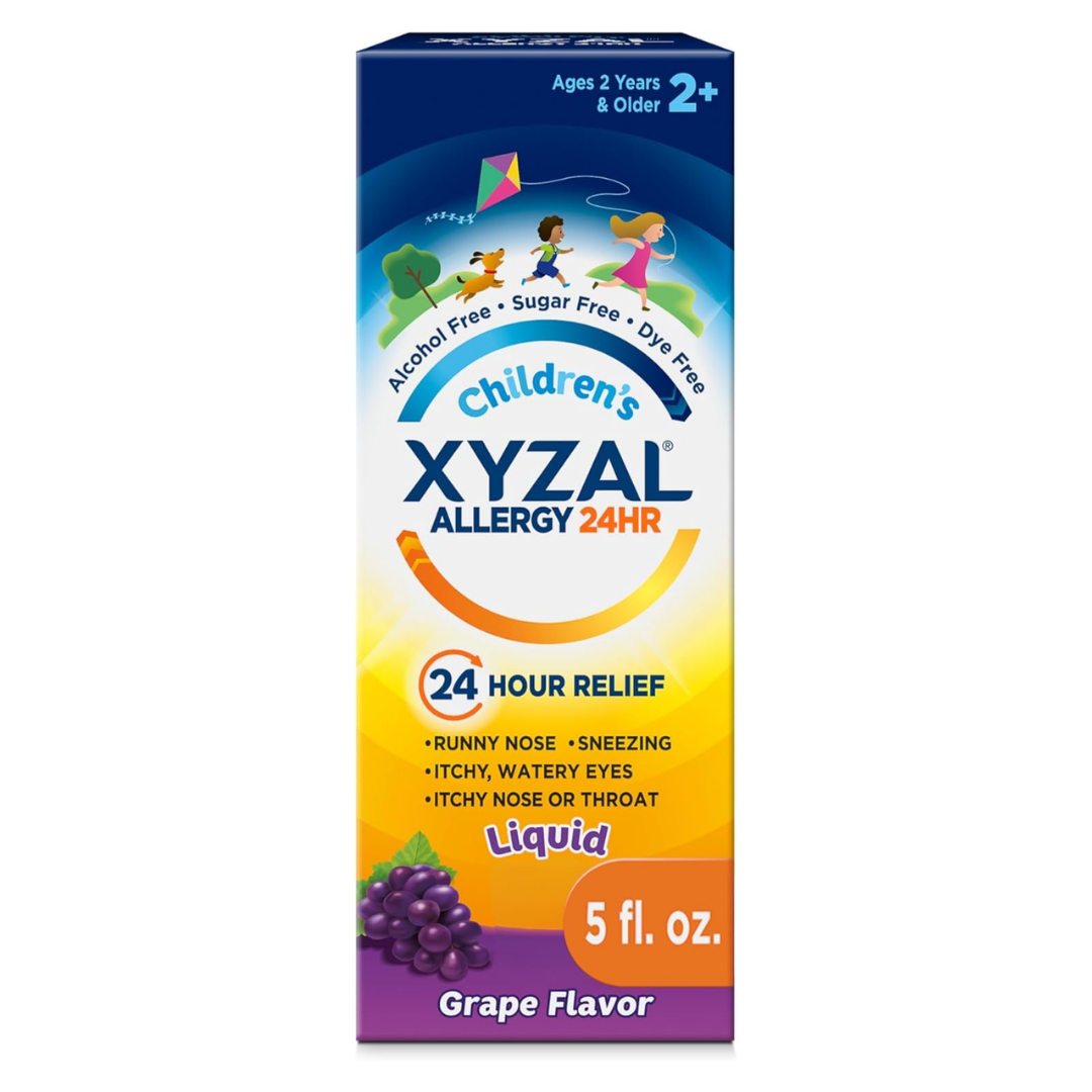 XYZAL Allergy 24HR Syrup Regular/Grape (5 oz)