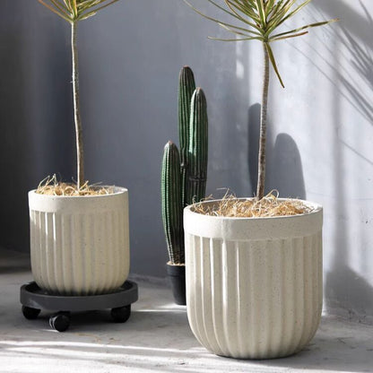 Nordic Vertical Stripe Flower Pot