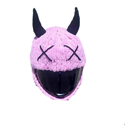 Handmade Knitted Cartoon Cover for Motorcycle Helmet