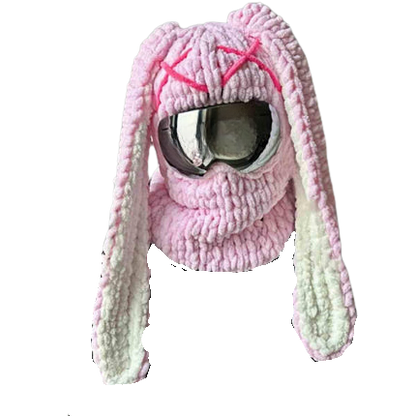 Handmade Knitted Cartoon Cover for Motorcycle Helmet