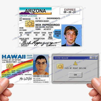Funny Custom Credit Card Cover Pop Culture System Error Message Negative Funds Vinyl Skin Stickers Funny Sticker