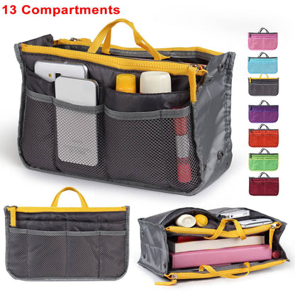 Makeup Bags Toiletry Purse Liner w/Hand Strap