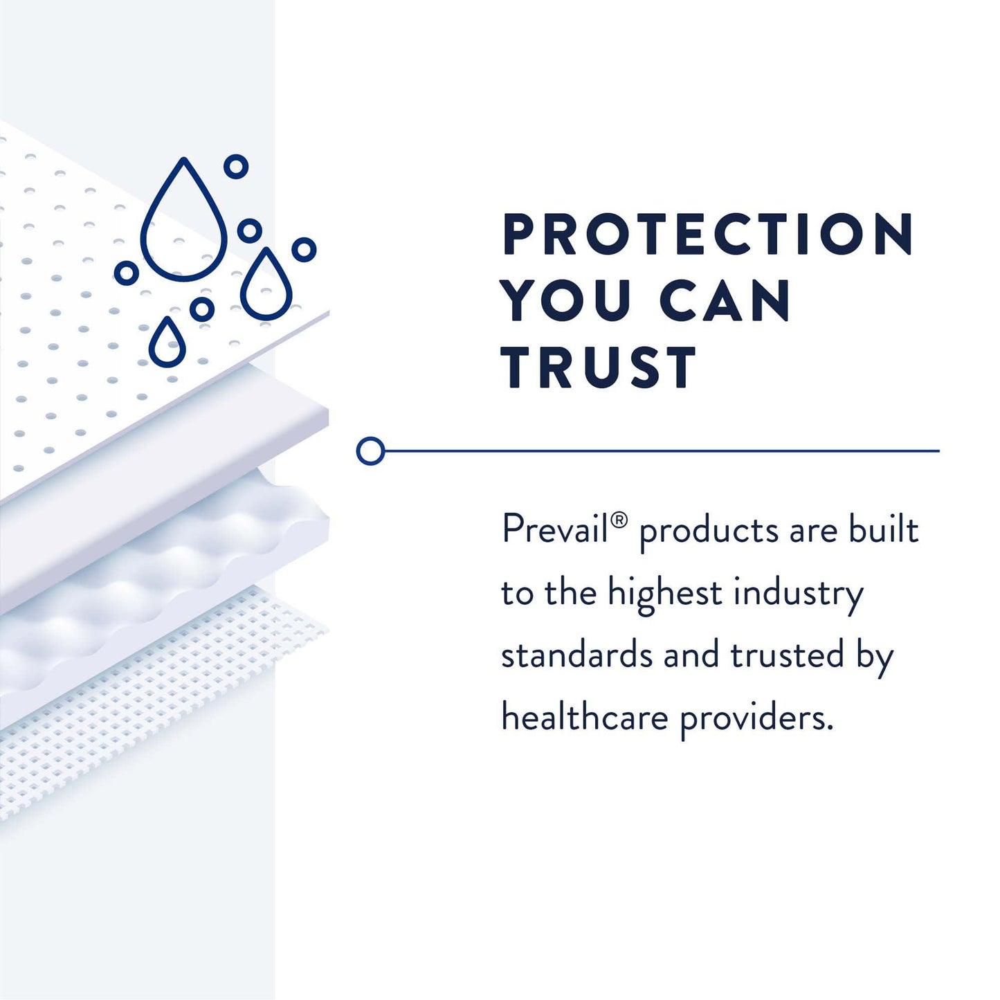 Prevail® Daily Pant Liners Light – Moderate Bladder Control Pad, 12½-Inch Length PL-100/1