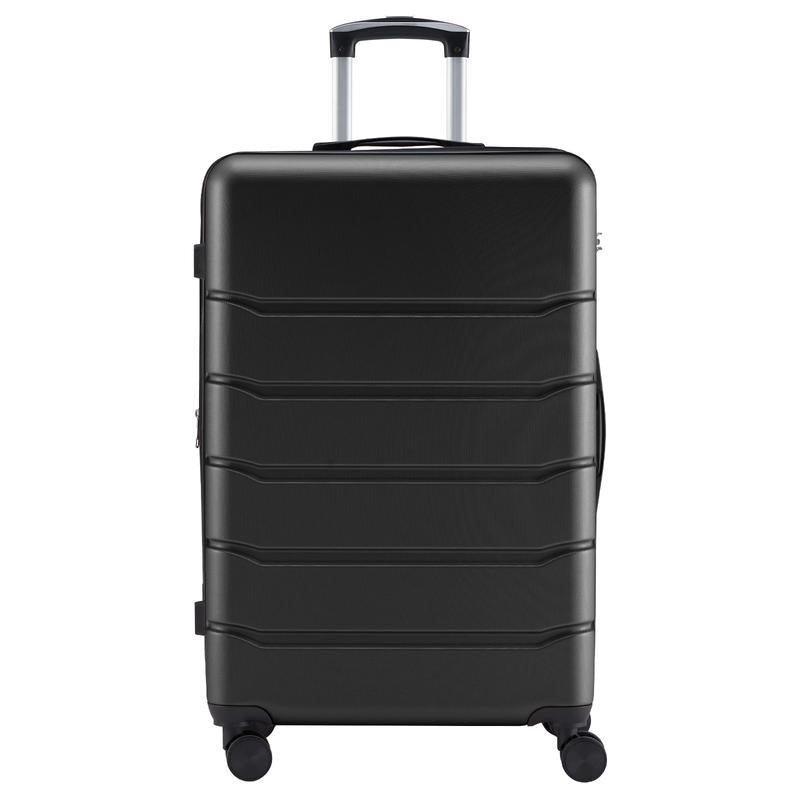 Luggage Spinner Wheels Lightweight Expandable Travel Hard Shell Suitcases with TSA Lock, Bronze Black, 3-PCS Set (20/24/28 Inch)