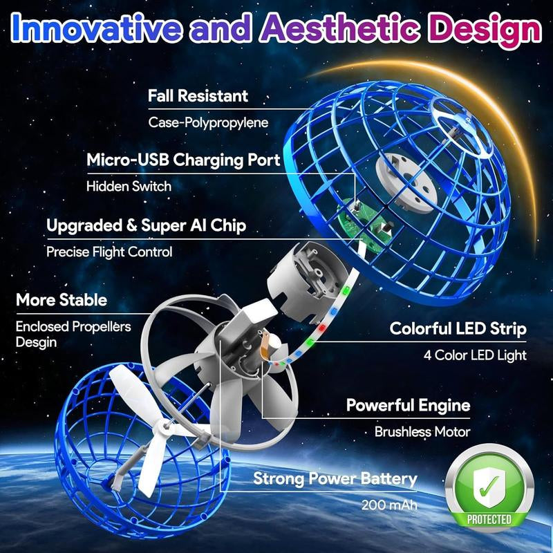2025 Cosmic Flying Orb – Hand-Controlled Boomerang Hover Drone | Galactic Fidget Spinner + Outdoor Fun | Epic Gift for 6-12+ Kids & Teens! Gift Choices, Party Toys, Cool Gifts, Family Fun, Christmas Gifts。