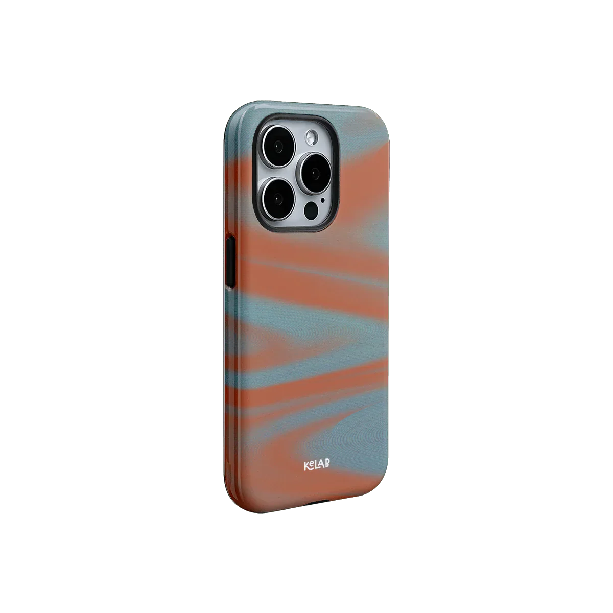 Aalto | Y2K Orange Abstract Wave iPhone Case