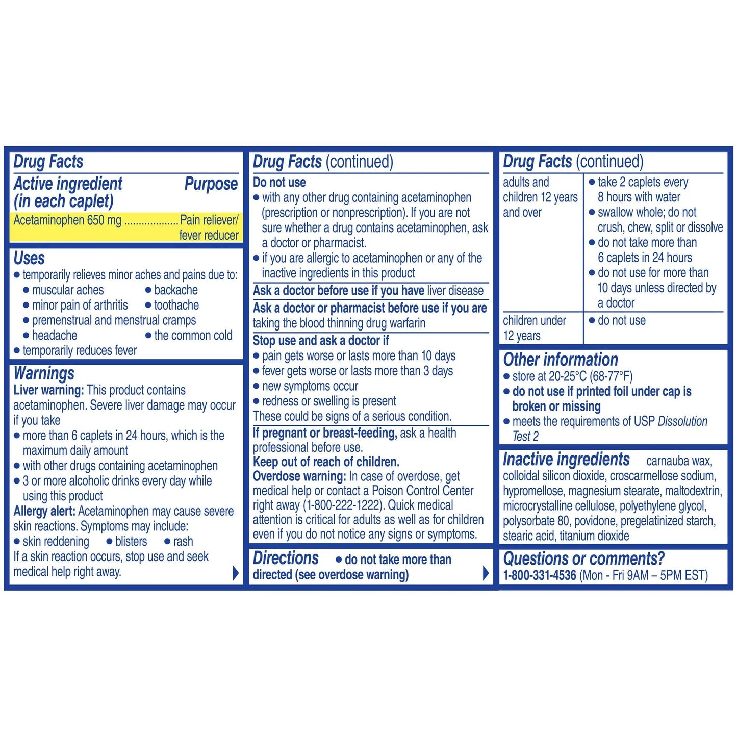 Midol Long Lasting Relief Caplets 31284357122