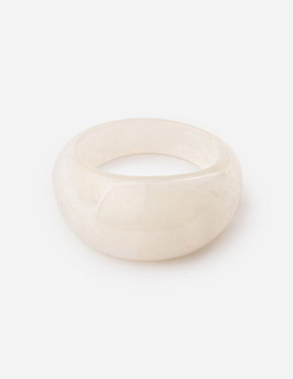 Resin Dome Ring Set