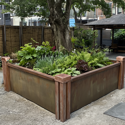 Precast Concrete Garden Bed - Adrien's Garden