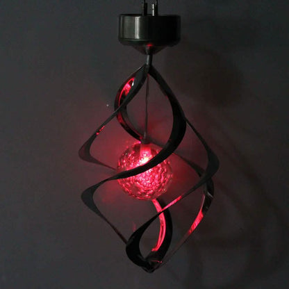 AGPtEK Solar Power LED Color Changing Wind Chime For Outdoor Garden Courtyard