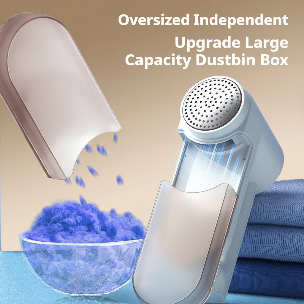 2026 Upgraded Electric Fabric Lint Remover for Clothes - Eliminates Static - Efficient and Convenient Fabric Shaver, Portable USB Rechargeable, Suitable for Sweatshirts, Blankets, Curtains, Carpets, Furniture, and Bedding