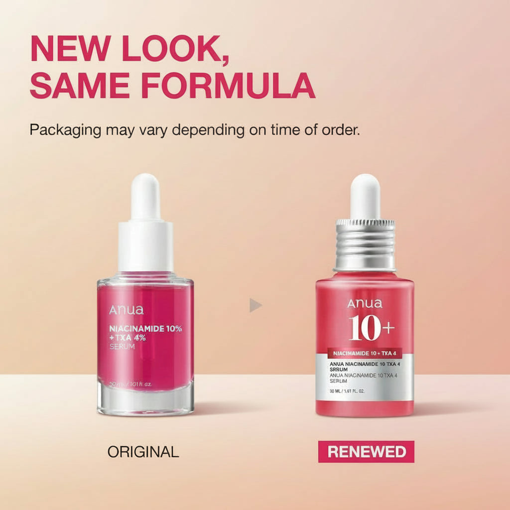 Anua Glow Back Niacinamide 10 + TXA 4 Serum with Hyaluronic Acid - Dark Spot Care & Postnatal Skincare for Radiant Glass Skin (30ml)