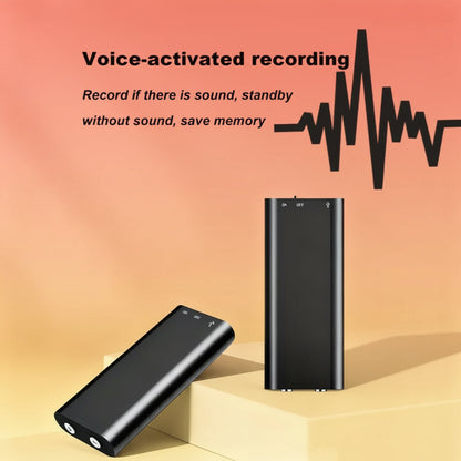 1Pc Professional Voice-Activated Digital Recorder, 8GB High-Definition Noise-Canceling MP3 Player, Ultra-Thin Portable Recording Pen for Business Meetings, No Battery Included