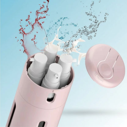 4 in 1 Travel Liquid Dispenser Split Bottle Shampoo Lotion Shower Gel Soap Bottle Empty Sub-Bottle Press Container Bottles