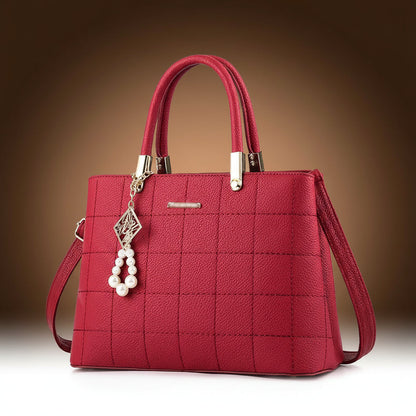 A Charming Women'S Handbag, a Versatile Shoulder Bag Suitable for All Seasons, Perfect as a Mother'S Gift or for Everyday Work.