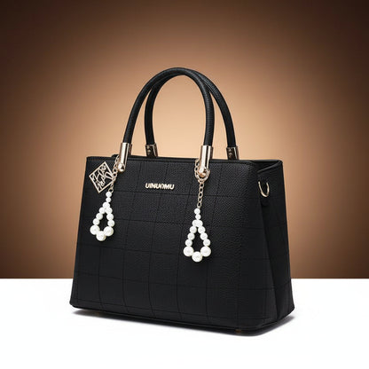 A Charming Women'S Handbag, a Versatile Shoulder Bag Suitable for All Seasons, Perfect as a Mother'S Gift or for Everyday Work.