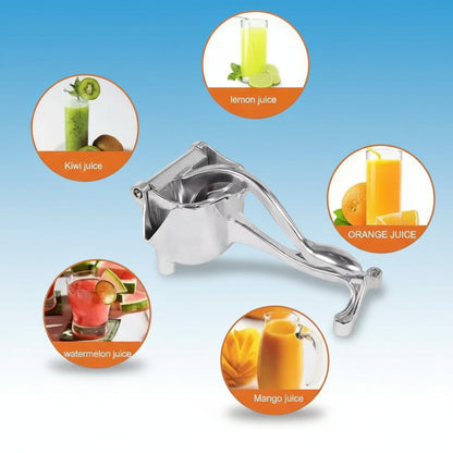 Aluminum Hand Juicer Squeezer - Ergonomic Manual Press for Effortless Citrus & Pomegranate Juice Extraction, Durable & Easy to Clean