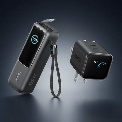 Anker Smart Display Charger, Anker Nano 45W Fast Charging USBC Charger with Smart Recognition, Built-In Care Mode, Compact with 180° Foldable Plug, for Iphone 17/16/15 Series, Macbook, Apple Watch