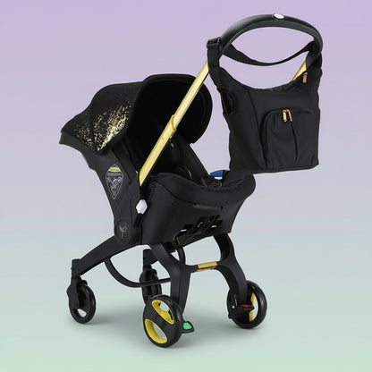 Baby Stroller with Free Bag ,Newborn Stroller,Foldable Stroller Legs,Equipped with Chest Clip,One-Click Contraction Function,Alloy Metal Material,4-Wheel Travel Toddler Stroller