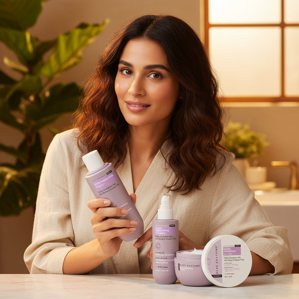 Bare Anatomy Ultra Smoothing Hair Trio – Shampoo, Mask & Serum