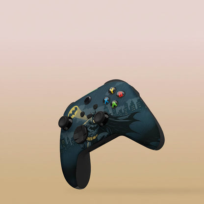 Battman Gottham Guarrdian Custom X-Box Controller Wireless Compatible with X-Box One/Series X/S Customized in USA with Permanent HYDRO-DIP Printing (NOT JUST a SKIN) (MODDED)