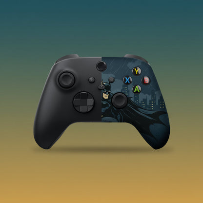 Battman Gottham Guarrdian Custom X-Box Controller Wireless Compatible with X-Box One/Series X/S Customized in USA with Permanent HYDRO-DIP Printing (NOT JUST a SKIN) (MODDED)