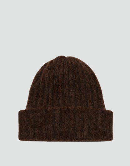 Alpaca Chunky Wool Rib Beanie