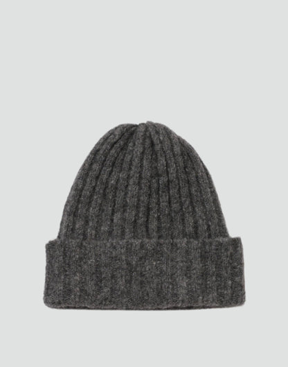 Alpaca Chunky Wool Rib Beanie