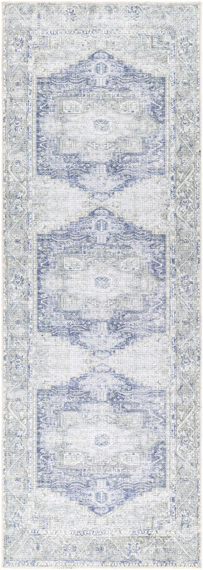 Rosman Olive Washable Area Rug
