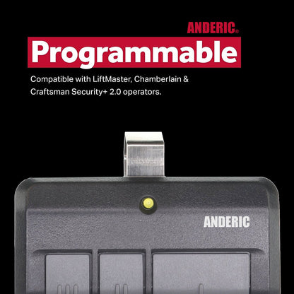 Anderic RR850LM Universal Garage Door & Gate Opener Conversion Add-on Kit for Up to 3 Garage Doors