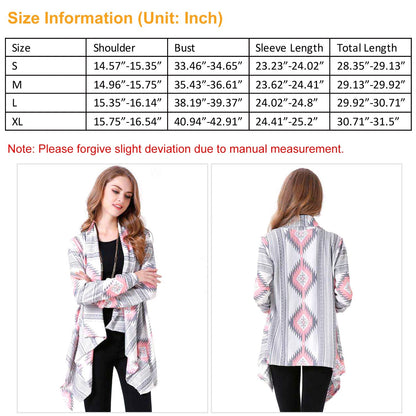 Ladies Long-Sleeved Cardigan