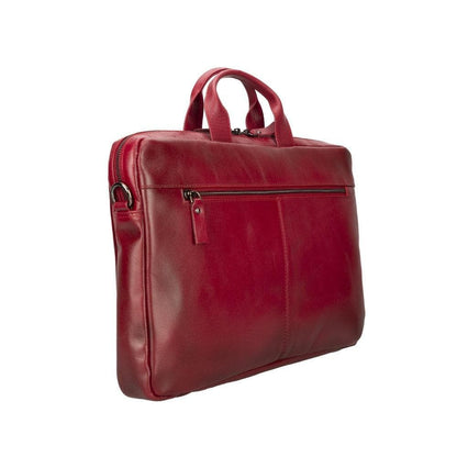 Apollo Leather Business Briefcase / Laptop Case 14"