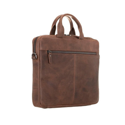 Apollo Leather Business Briefcase / Laptop Case 14"
