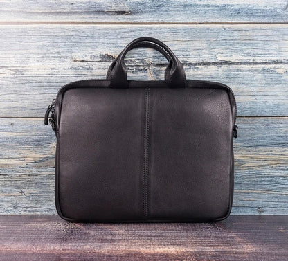 Apollo Leather Business Briefcase / Laptop Case 14"