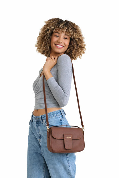 Carrera Seravelle Women’s Leather Bag – Floater Leather Women’s Crossbody & Shoulder Bag for Everyday Elegance | Minimal & Handcrafted