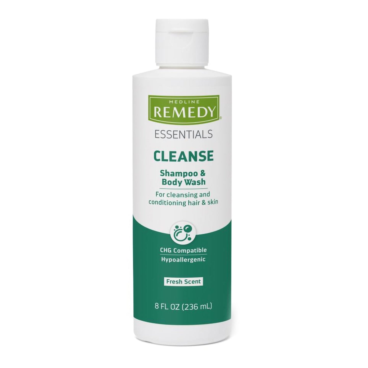 Shampoo and Body Wash Remedy Essentials 8 oz. Flip Top Bottle Citrus Vanilla Scent MSC092SBW08