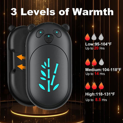 Portable Hand Warmer, 2 Counts Rechargeable Hand Warmer, Hand Warmer for Outdoor Camping, Hunting Equipment, Household Appliances