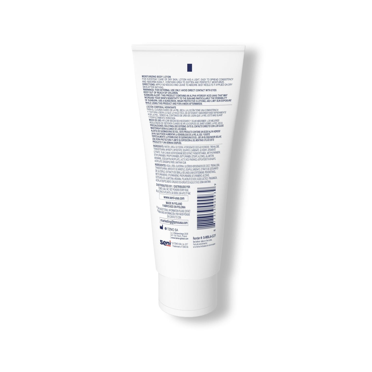 Seni® Care Moisturizing Body Lotion, 4-ounce tube S-MBL4-C21