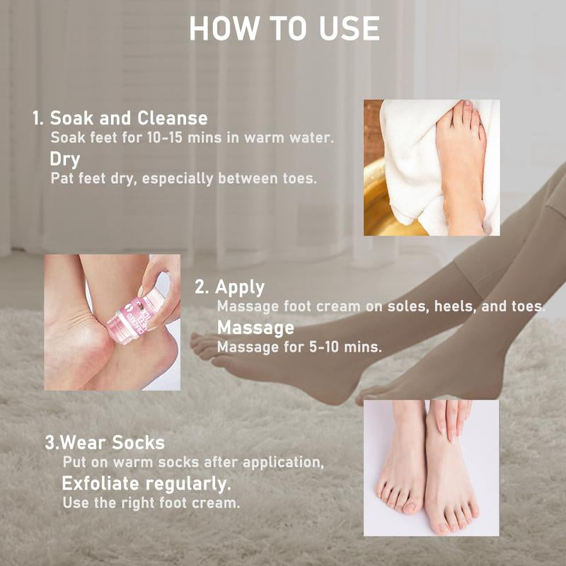 Foot Cream, Urea Cream Stick,For Dry & Cracked Skin,Foot & Hand,Dry Heel,Foot Lotion,Soft Skin